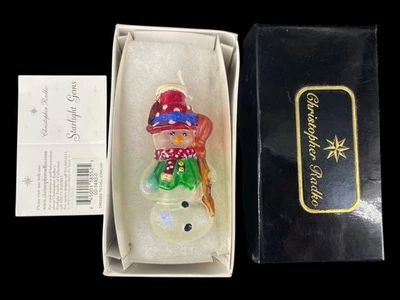 Christopher Radko 2000 pequeñas gemas vestidas para enfriar adorno de gemas Starligh 3" nuevo con etiquetas Foto 1 de 4