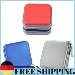 40 pièces capacité disque CD DVD portefeuille rangement organisateur étui support (rouge) - Photo 1/10