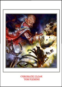 SIGNED WORLD OF WARCRAFT PRINT- GNOME MAGE-TOM FLEMING - Picture 1 of 1