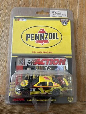 Acción Steve Park #1 Pennzoil 1998 Chevy Monte Carlo escala 1:64 diecast mb1269 Foto 1 de 2