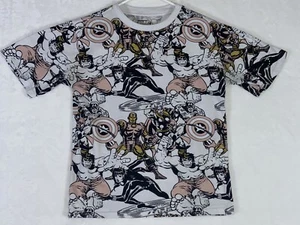 Marvel Avengers Iron Man Hulk Comics AOP Print T Shirt Boys Size Large L (14) - Picture 1 of 7