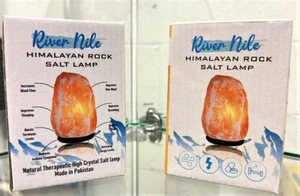 Mini USB Himalayan Salt Crystal Rock Salt Lamp Air Purifier Multi Colour Pack 2 - Picture 1 of 6