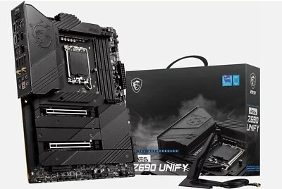 MSI MEG Z690 UNIFY Intel DDR5 PCIe 5.0 ATX Motherboard - LGA 1700 - Image 1 of 4