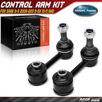 Barra estabilizadora trasera izquierda y derecha 2 piezas para Saab 9-3 2008-2011 9-3X 10-11 AWD Foto 1 de 4