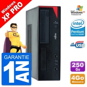 PC Fujitsu Esprimo E520 DT Intel G3220 RAM 4Go Disque Dur 250Go Windows XP - Imagen 1 de 7