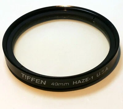 Tiffen UV  Haze-1 49mm Filter made in USA clear - Image 1 of 4