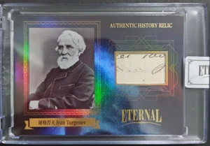 IVAN TURGENEV 2024 ETERNAL Cut Hand Written Letter/Document Serial #/D /75 CARD - Foto 1 di 4