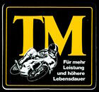 Naklejki reklamowe - motocykl TM - 8x7cm - reklama vintage lata 80.