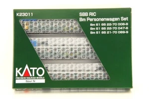 KATO N-Scale K23011 SBB RIC Bm Personenwagen Set 3 Car Set Made in Japan - Picture 1 of 15