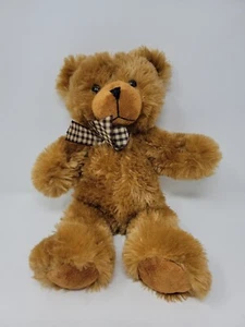 Corbata a cuadros vintage de animales de peluche oso de peluche Gingham Vichy - Imagen 1 de 2
