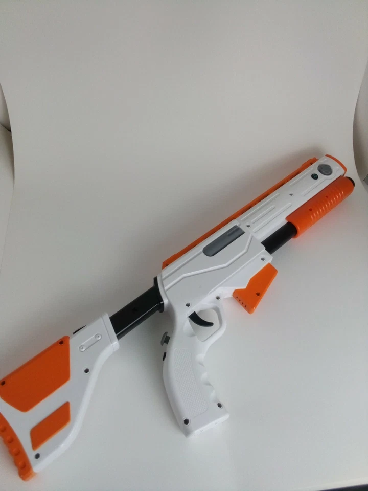 Pistola PS3 Top Shot Elite Cabela 1588 - Sin dongle/receptor - Blanca/naranja - Foto 1 de 4