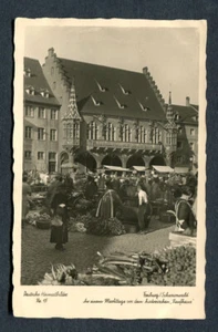 German Reich WW II : Great card from Freiburg with slogan cancel - used - Picture 1 of 2