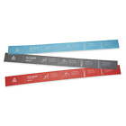 Reebok Flat Bands 3-Pack, Self-Guided Print, Light, Medium and Heavy Resistance