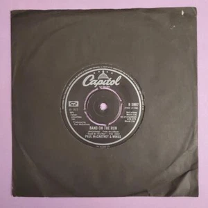 Paul McCartney WINGS UK 45 Capitol R 5997 BAND ON THE RUN / ZOO GANG - Imagen 1 de 6