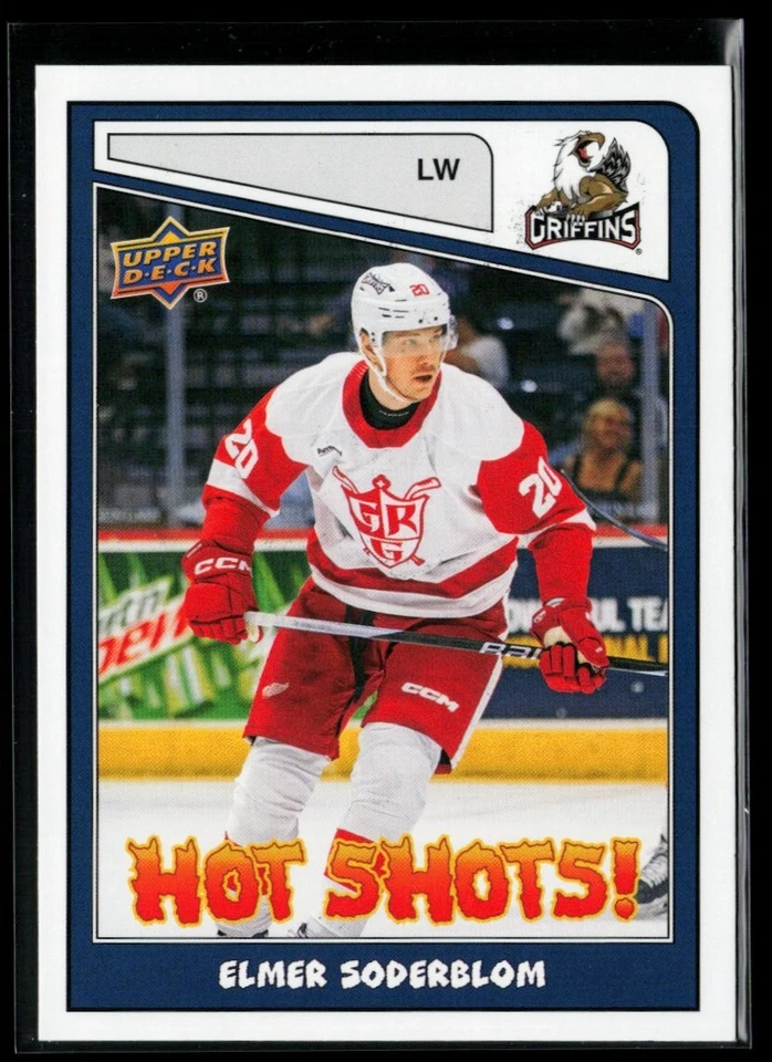 2023-24 Upper Deck AHL Hot Shots! #HS-4 Elmer Soderblom - Image 1 of 2