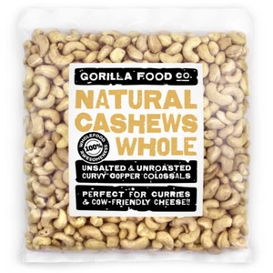 Gorilla Food Co. Cashew Nuts Whole - 200g-5kg - Picture 1 of 10