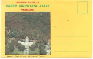 Carpeta de recuerdo 6x4 de Green Mountain State -Vermont - 12 vistas vintage sin publicar - Imagen 1 de 6