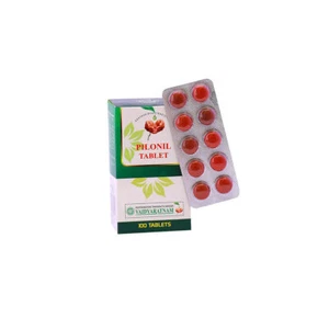 VAIDYARATNAM PILONIL TABETS/100% AYURVEDIC/PURE AND NATURAL SUPPLMENT - Picture 1 of 3
