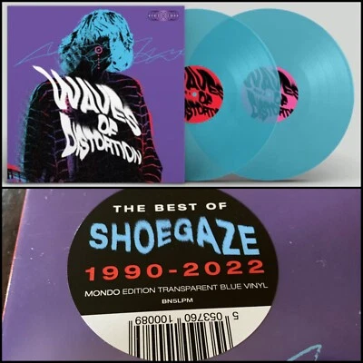 WAVES OF DISTORTION The Best Of Shoegaze 1990​-​2022 LP Blue Vinyl MONDO SEALED - Image 1 of 4