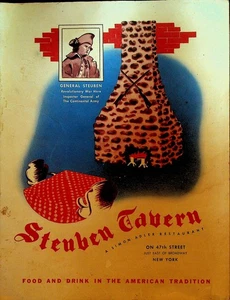 Steuben Tavern New York City Menu 1943 Broadway & 47th Street - Picture 1 of 3