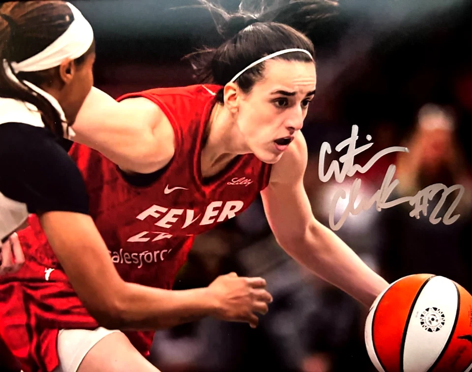 Caitlin Clark Signed (WNBA: Indiana Fever) 8x10" Photo Original Autograph w/COA - Image 1 of 4