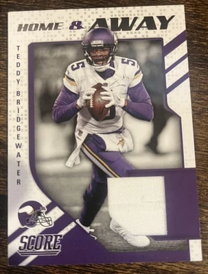 Camiseta deportiva 2018 Score #6 Teddy Bridgewater local y visitante Vikingos Foto 1 de 2