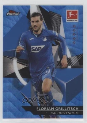 2020-21 Topps Finest Bundesliga Blue Wave Refractor /150 Florian Grillitsch #44 - Image 1 of 2