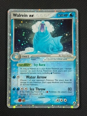 Walrein ex 89/92 HOLO Pokémon Card EX Legend Maker Holo Ultra Rare - Image 1 of 4