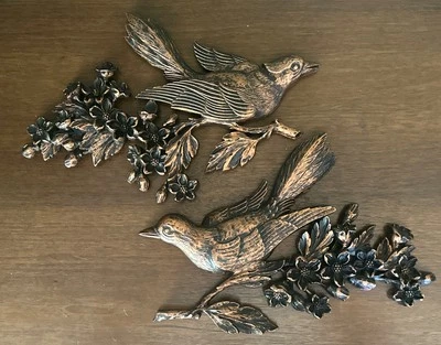 PLACAS DE PARED VINTAGE DART INC 1967 DOGWOOD COPPERCRAFT GREMIO JAY BIRDS Foto 1 de 4