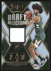 2023-24 Select Draft Selections Memorabilia #17 Andre Jackson Jr. Jersey - Picture 1 of 2