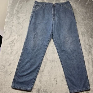 Pantalones de mezclilla informales de tiro bajo Wrangler Originales para hombre 38x32 - Imagen 1 de 17