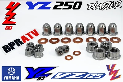 TITANIUM YZ250 YZ 250 125 2-Stroke Top End Engine Cylinder Head Cap Nuts Kit Set - Image 1 of 4