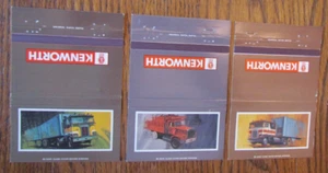CUBIERTAS DE CAJA DE CERILLAS PARA CAMIONES: JUEGO DE 3 FUNDAS DE CERILLAS VACÍAS PARA CAMIONES KENWORTH -B27 - Imagen 1 de 1