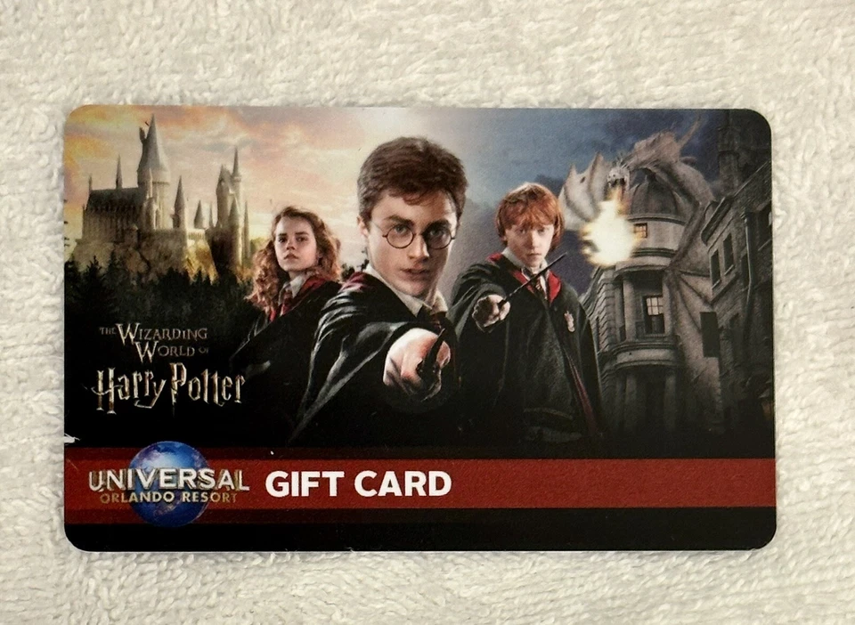Universal Studios HARRY POTTER Wizarding World GIFT CARD - Image 1 of 1