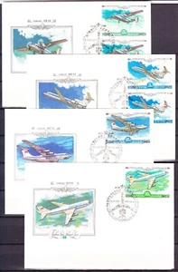 Russia, 1979,  4 FDC, Aviation, Michel 4843-4846 - Picture 1 of 1