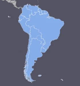South America GPS Map 2025 for Garmin - Picture 1 of 4