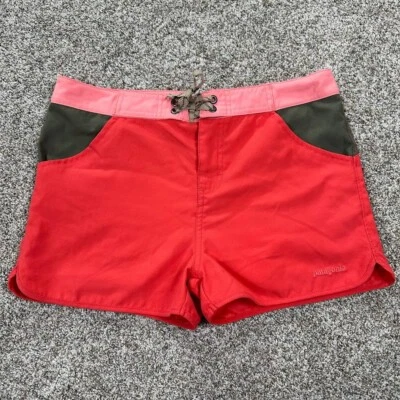 Patagonia Niña Board Shorts 14 Natación Rosa Brillante Foto 1 de 4