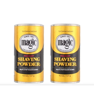 SoftSheen Carson Magic Gold Shaving Powder Fragrant 4.5oz - Pack of 2