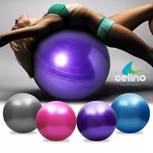 Gym Ball Exercise Fitness Yoga 55cm 65cm 75cm Fitness Pregnancy Swiss Pilates - Picture 1 of 8
