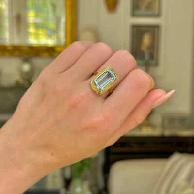 "Beautiful Sky Blue Topaz 925 Silver Ring - Perfect Gift" for woman - Image 1 of 4