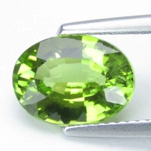 2.64Cts Glorious Natural Green Peridot Collection Oval Shape Loose Gemstone - Picture 1 of 5