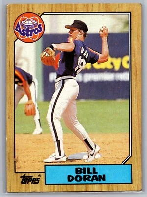 1987 Topps - #472 Bill Doran Houston Astros MLB Baseball Card - Image 1 of 2