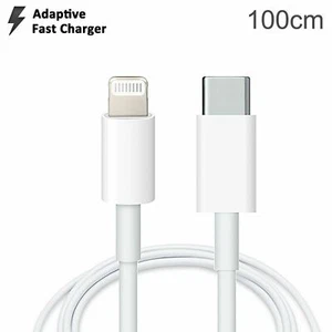 Fast PD Charger 1m USB Type C to Apple iPhone iPad 10.2 9th Gen 2021 2022 Cable - Picture 1 of 4