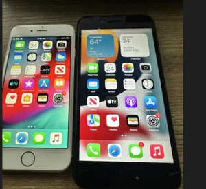 Lot of 2 Apple iPhones - iPhone 7 Plus 128GB and iPhone 6 16GB - Picture 1 of 6