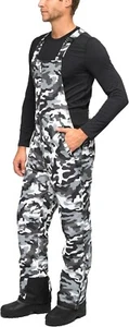 Arctix Mens Essential Insulated Bib Overalls, Camo Black, S (30" Inseam) - Picture 1 of 7