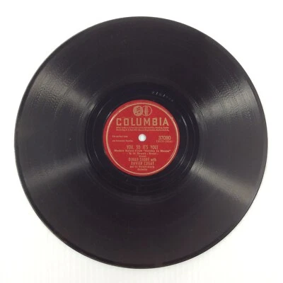 Dinah Shore with Xavier Cugat 78 rpm Record You So It's You Columbia - Image 1 of 4