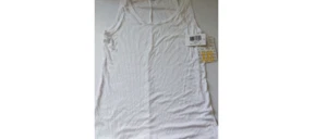 Tank Top LulaRoe Size XXS White Ribbed (U1) - Picture 1 of 6