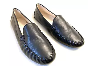 Mocassini driver Cole Haan Evelyn da donna, in pelle nera, taglia 10B (media), nuovi senza scatola - Foto 1 di 12