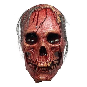 Necro-Dome Mask Skull Skeleton Fancy Dress Up Halloween Adult Costume Accessory - Picture 1 of 1