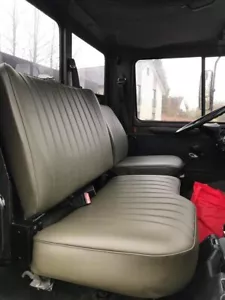Unimog 435 U 1300 Sitzbezüge Oliv für Fahrersitz und Doppelsitz Beifahrer BW - Bild 1 von 6